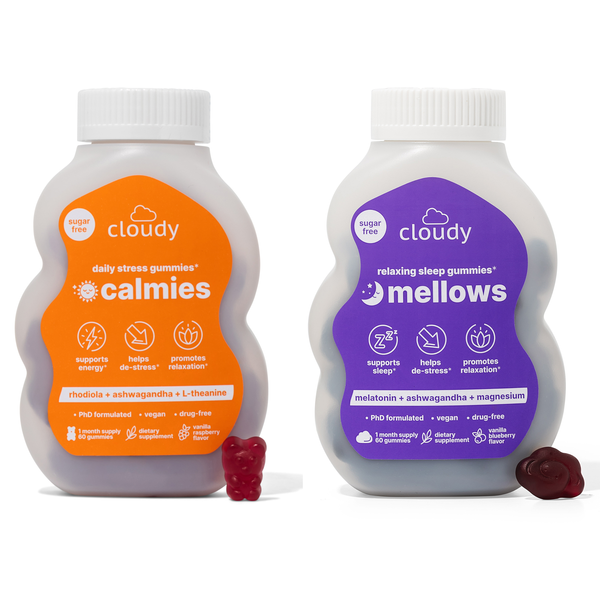 Load image into Gallery viewer, Day & Night Stress + Sleep Gummy Duo