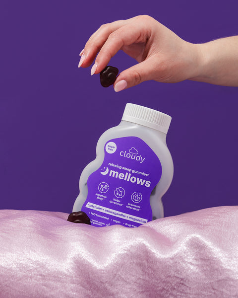 Load image into Gallery viewer, Mellows Relaxing Sleep Gummies