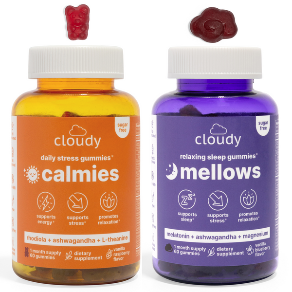 Load image into Gallery viewer, Day & Night Stress + Sleep Gummy Duo