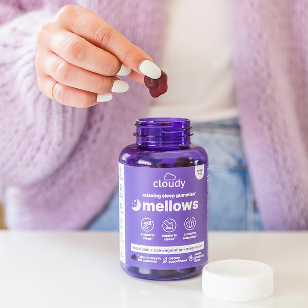 Load image into Gallery viewer, Mellows Relaxing Sleep Gummies