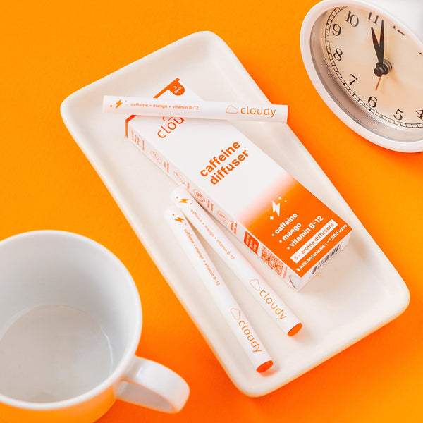 Load image into Gallery viewer, Power Up Kit — Caffeine diffuser with clock, morning

