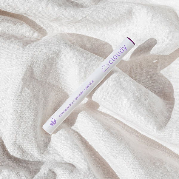 Load image into Gallery viewer, Power Down Kit — Calm diffuser in bed sheets
