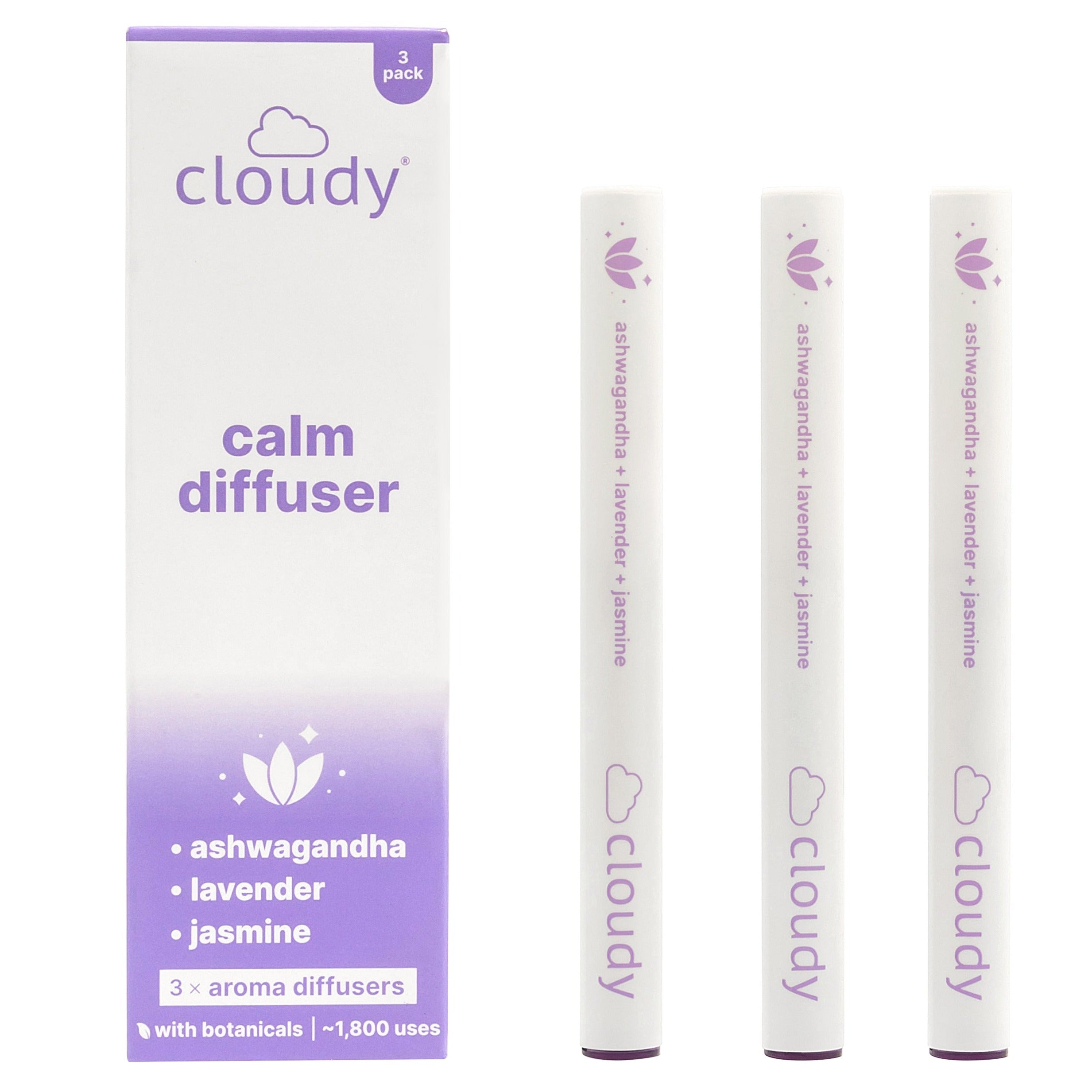 Cloudy | Melatonin, Caffeine, Calm Diffuser | Natural Zero-BS Aroma IT