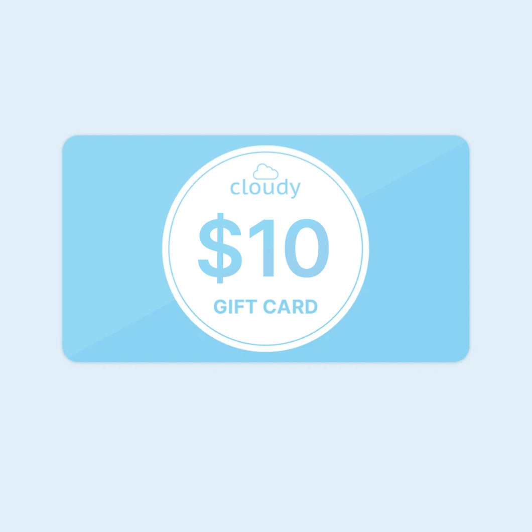 Carte-cadeau Cloudy (numérique + instantanée)